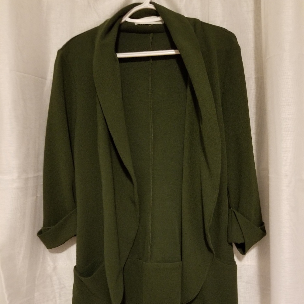 Green blazer